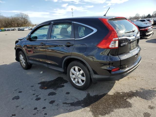 5J6RM4H34GL133073 - 2016 HONDA CR-V LX BLACK photo 2