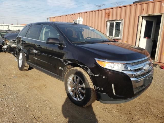 2FMDK4KC5DBB02274 - 2013 FORD EDGE LIMITED BLACK photo 4