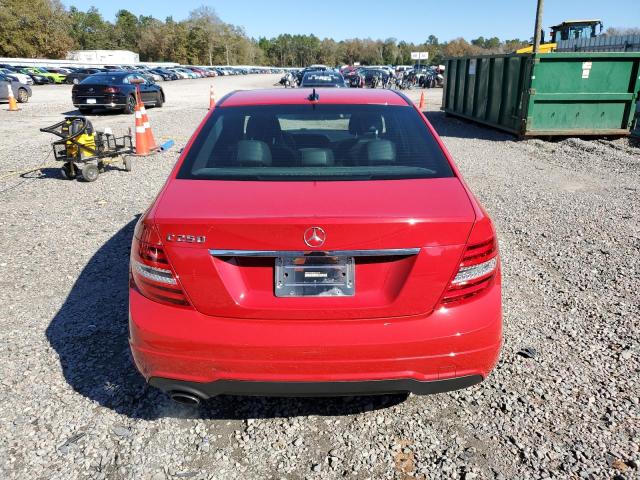 WDDGF4HB5EA960772 - 2014 MERCEDES-BENZ C 250 RED photo 6