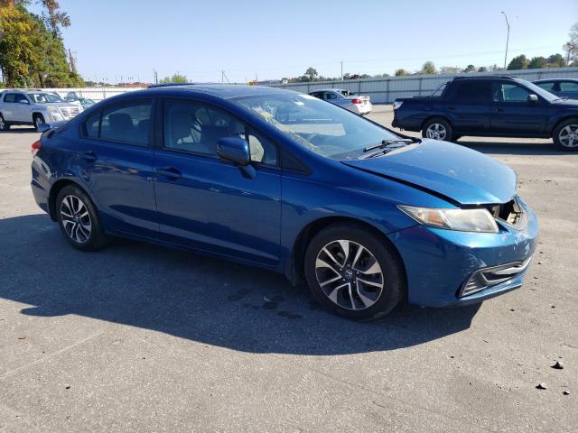 2HGFB2F82EH519441 - 2014 HONDA CIVIC EX BLUE photo 4