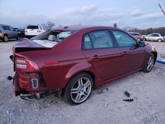 19UUA66287A015992 - 2007 ACURA TL RED photo 3