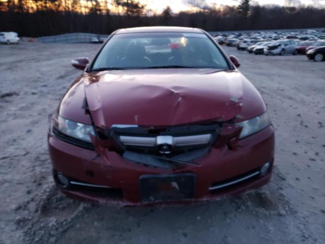 19UUA66287A015992 - 2007 ACURA TL RED photo 5