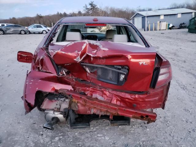 19UUA66287A015992 - 2007 ACURA TL RED photo 6