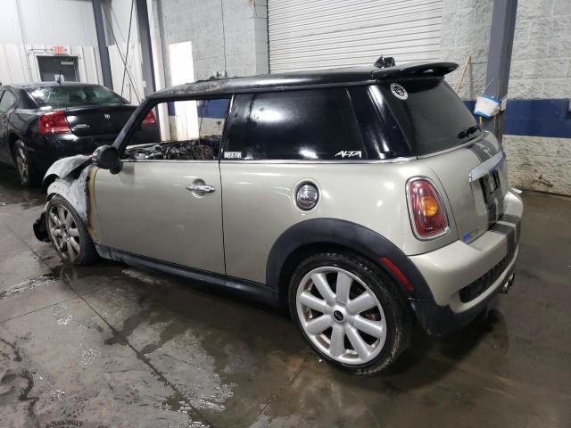 WMWMF73518TT88489 - 2008 MINI COOPER S BEIGE photo 2