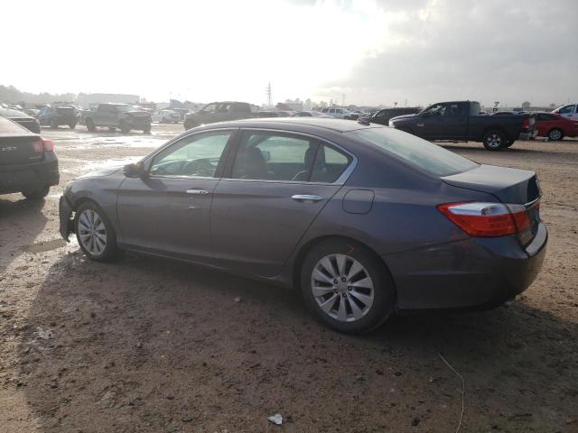 1HGCR3F84FA038336 - 2015 HONDA ACCORD EXL GRAY photo 2