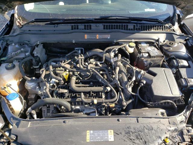 3FA6P0CD7KR224637 - 2019 FORD FUSION SEL GRAY photo 11