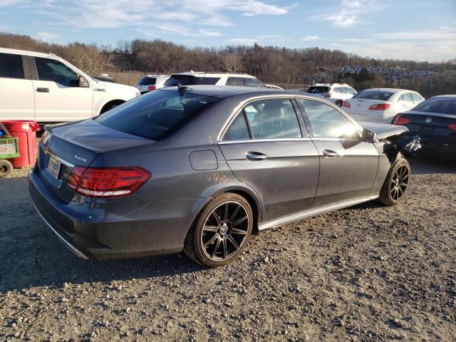 WDDHF8JB4EA841519 - 2014 MERCEDES-BENZ E 350 4MATIC GRAY photo 3