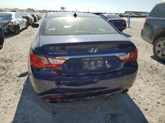 5NPEC4ACXDH638827 - 2013 HYUNDAI SONATA SE BLUE photo 6