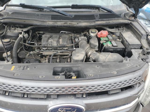 1FM5K8F8XDGC01456 - 2013 FORD EXPLORER LIMITED GRAY photo 12