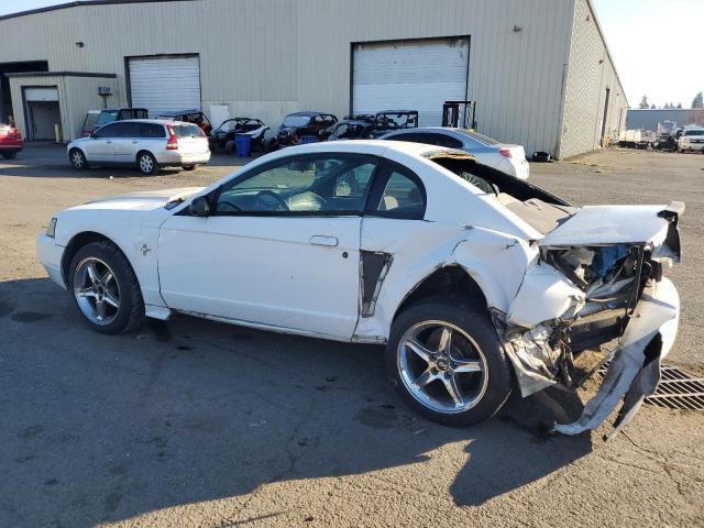 1FAFP40492F229346 - 2002 FORD MUSTANG WHITE photo 2