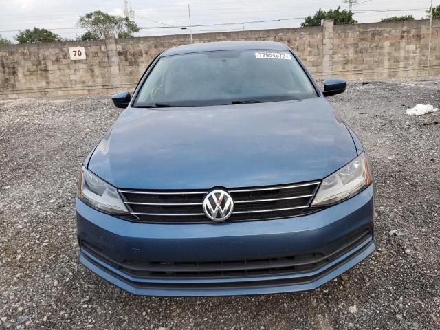 3VW2B7AJ6HM303647 - 2017 VOLKSWAGEN JETTA S BLUE photo 5