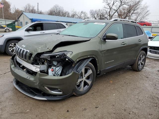 1C4PJMDX3KD155468 - 2019 JEEP CHEROKEE LIMITED GREEN photo 1