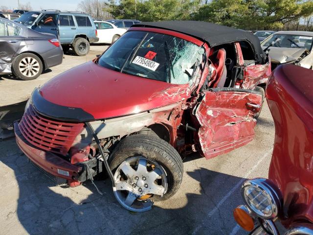 3C3EY55E45T349063 - 2005 CHRYSLER PT CRUISER TOURING RED photo 1