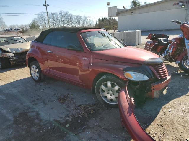 3C3EY55E45T349063 - 2005 CHRYSLER PT CRUISER TOURING RED photo 4