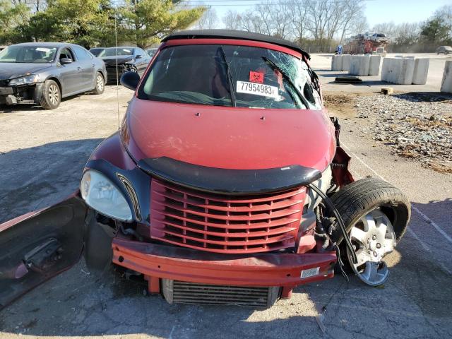 3C3EY55E45T349063 - 2005 CHRYSLER PT CRUISER TOURING RED photo 5