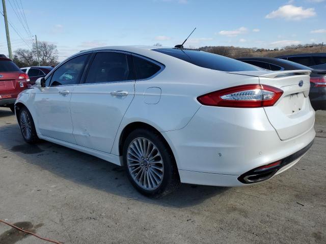 3FA6P0D94DR212880 - 2013 FORD FUSION TITANIUM WHITE photo 2