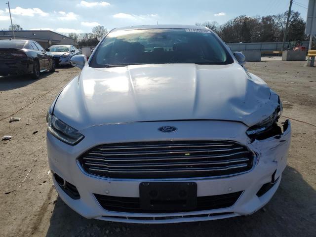 3FA6P0D94DR212880 - 2013 FORD FUSION TITANIUM WHITE photo 5