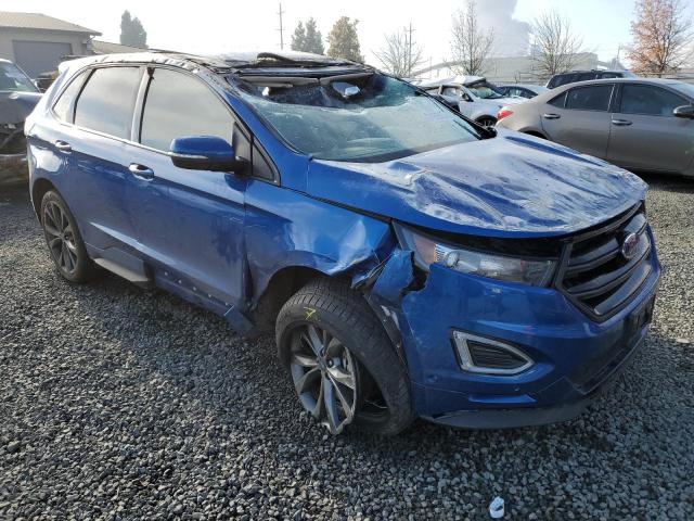 2FMPK4AP2JBC01552 - 2018 FORD EDGE SPORT BLUE photo 4