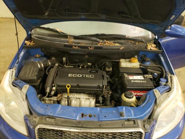 KL1TD6DE9AB069728 - 2010 CHEVROLET AVEO LS Mavi fotoğraf 11