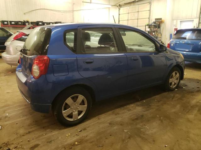 KL1TD6DE9AB069728 - 2010 CHEVROLET AVEO LS BLUE photo 3