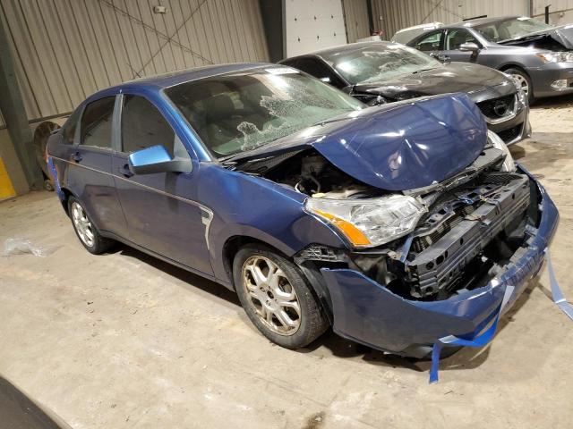 1FAHP35N68W278503 - 2008 FORD FOCUS SE BLUE photo 4