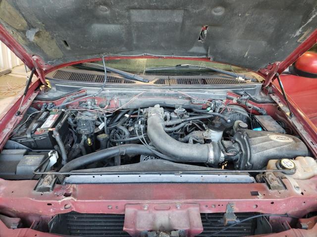 1FTRX18L41KA91237 - 2001 FORD F150 RED photo 11