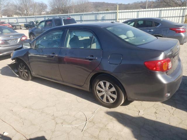 JTDBL40E399044988 - 2009 TOYOTA COROLLA BASE GRAY photo 2