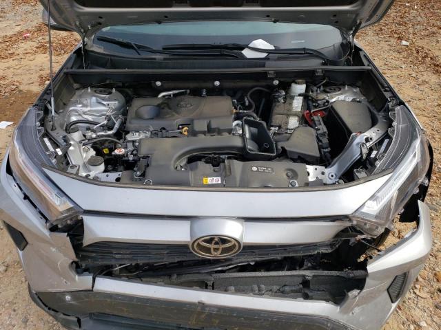 2T3W1RFVXNW216813 - 2022 TOYOTA RAV4 XLE SILVER photo 12