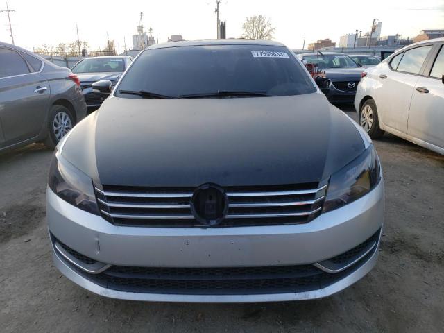 1VWBH7A39DC149110 - 2013 VOLKSWAGEN PASSAT SE SILVER photo 5