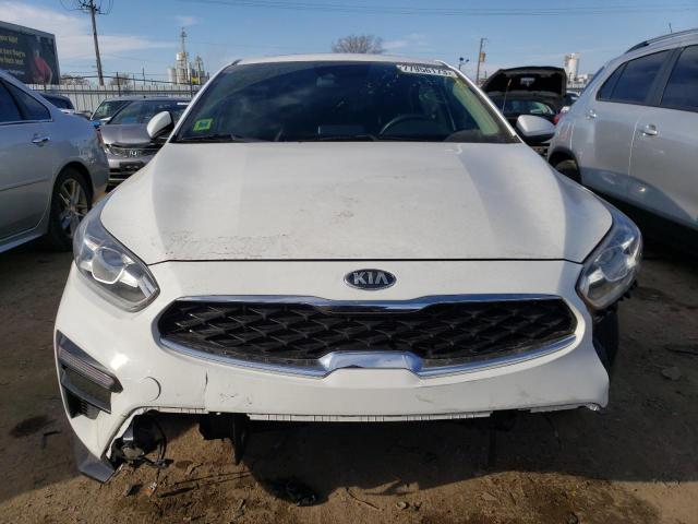 3KPF34AD0KE049655 - 2019 KIA FORTE GT LINE WHITE photo 5