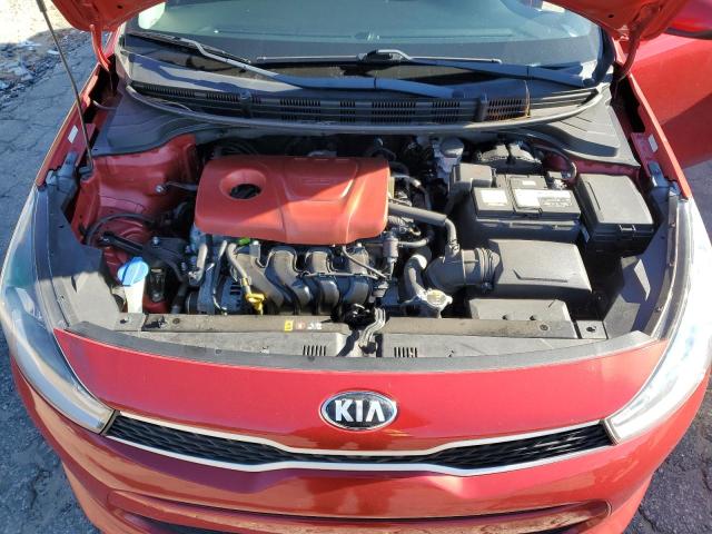 3KPA24AB7JE066091 - 2018 KIA RIO LX RED photo 11