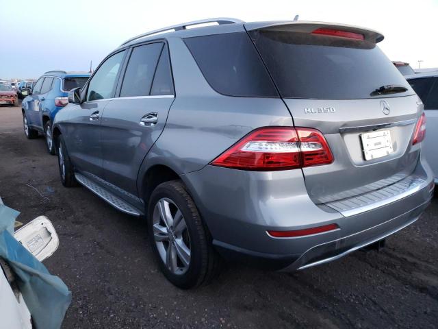 4JGDA5HB8DA166456 - 2013 MERCEDES-BENZ ML 350 4MATIC GRAY photo 2
