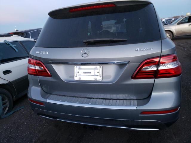 4JGDA5HB8DA166456 - 2013 MERCEDES-BENZ ML 350 4MATIC GRAY photo 6