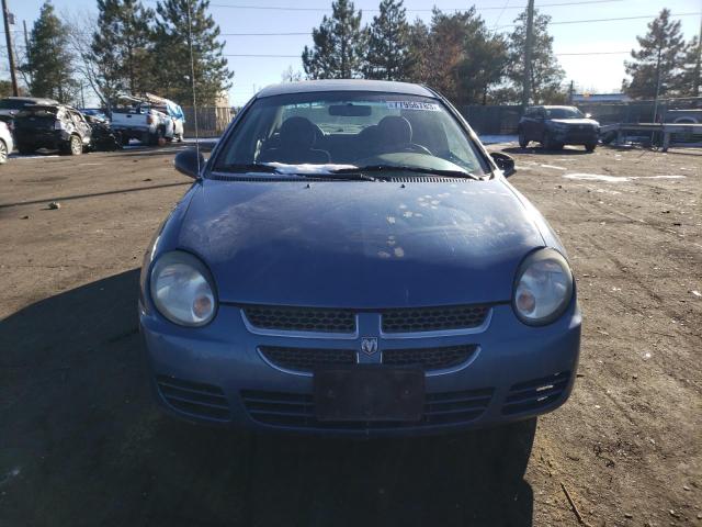 1B3ES26C83D233670 - 2003 DODGE NEON SE BLUE photo 5