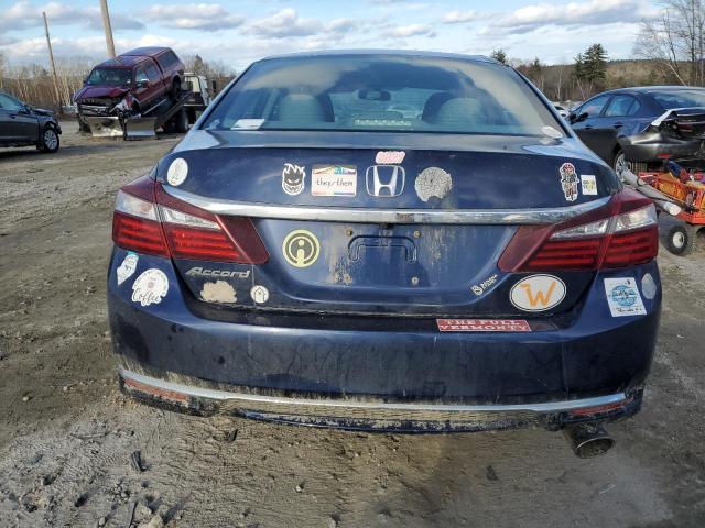 1HGCR2F36HA296620 - 2017 HONDA ACCORD LX BLUE photo 6