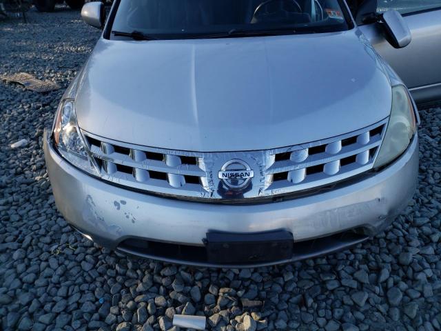 JN8AZ08W54W338956 - 2004 NISSAN MURANO SL SILVER photo 12