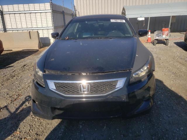 1HGCS22879A011043 - 2009 HONDA ACCORD EXL BLACK photo 5