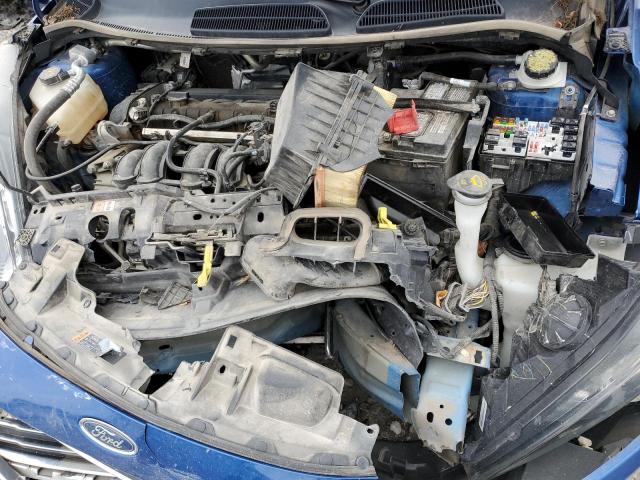 3FADP4BJ3KM110766 - 2019 FORD FIESTA SE BLUE photo 11