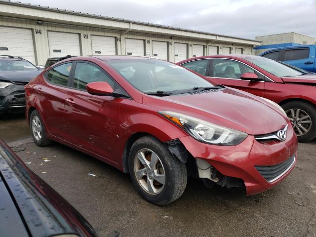 5NPDH4AE1FH566045 - 2015 HYUNDAI ELANTRA SE RED photo 4