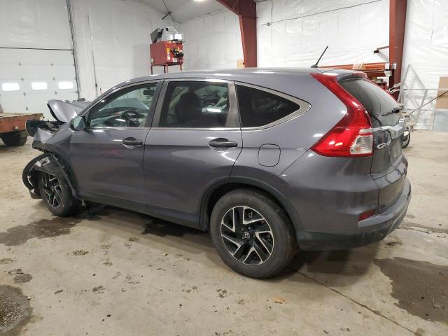 5J6RM4H47GL041853 - 2016 HONDA CR-V SE GRAY photo 2