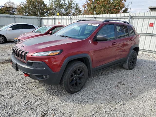 1C4PJMBS0GW366453 - 2016 JEEP CHEROKEE TRAILHAWK RED photo 1