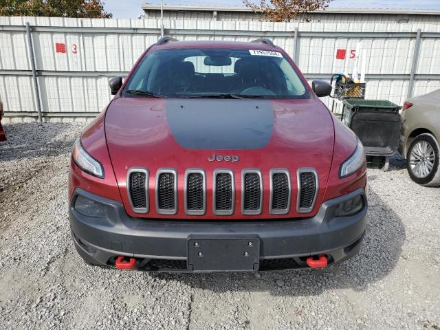 1C4PJMBS0GW366453 - 2016 JEEP CHEROKEE TRAILHAWK RED photo 5