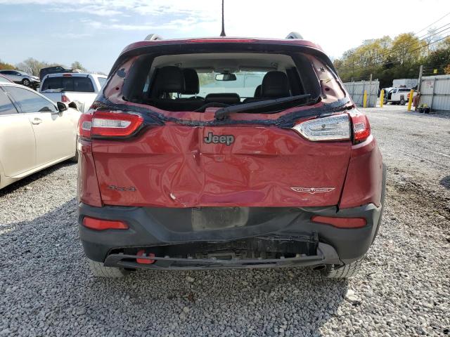 1C4PJMBS0GW366453 - 2016 JEEP CHEROKEE TRAILHAWK RED photo 6