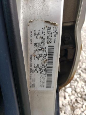 JT3HN86R2X0245132 - 1999 TOYOTA 4RUNNER SR5 Silber Foto 12
