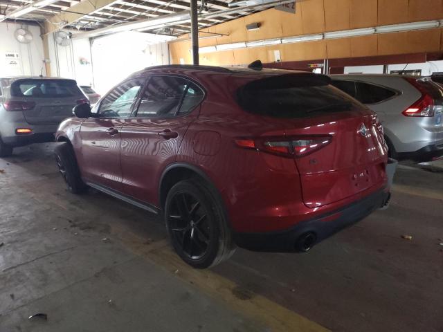 ZASPAKBN2K7C59297 - 2019 ALFA ROMEO STELVIO TI MAROON photo 2