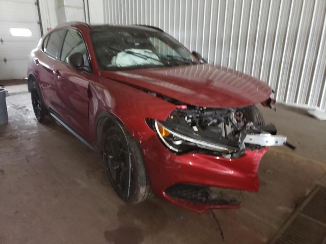 ZASPAKBN2K7C59297 - 2019 ALFA ROMEO STELVIO TI MAROON photo 4