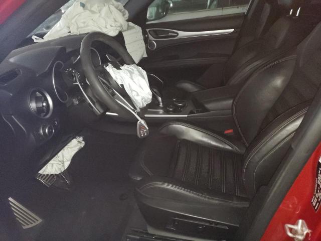 ZASPAKBN2K7C59297 - 2019 ALFA ROMEO STELVIO TI MAROON photo 7