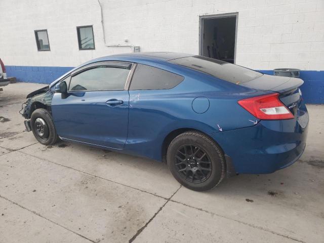 2HGFG3B51CH548574 - 2012 HONDA CIVIC LX BLUE photo 2