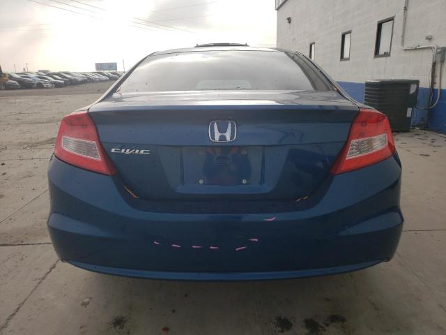 2HGFG3B51CH548574 - 2012 HONDA CIVIC LX BLUE photo 6