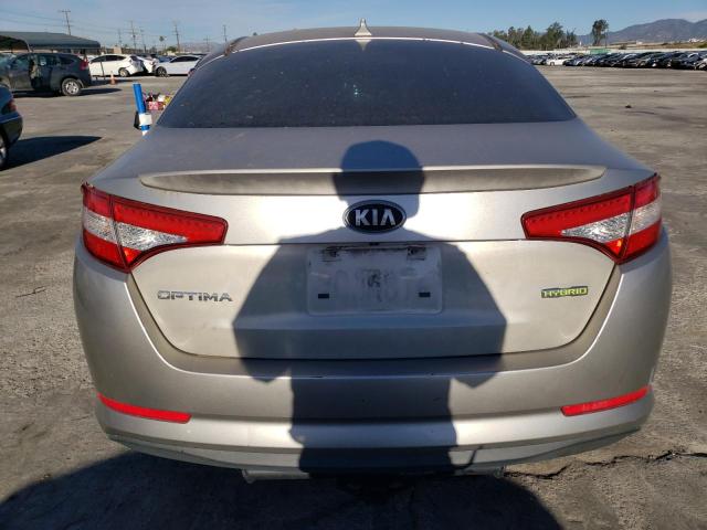 KNAGM4AD5C5023709 - 2012 KIA OPTIMA HYBRID SILVER photo 6